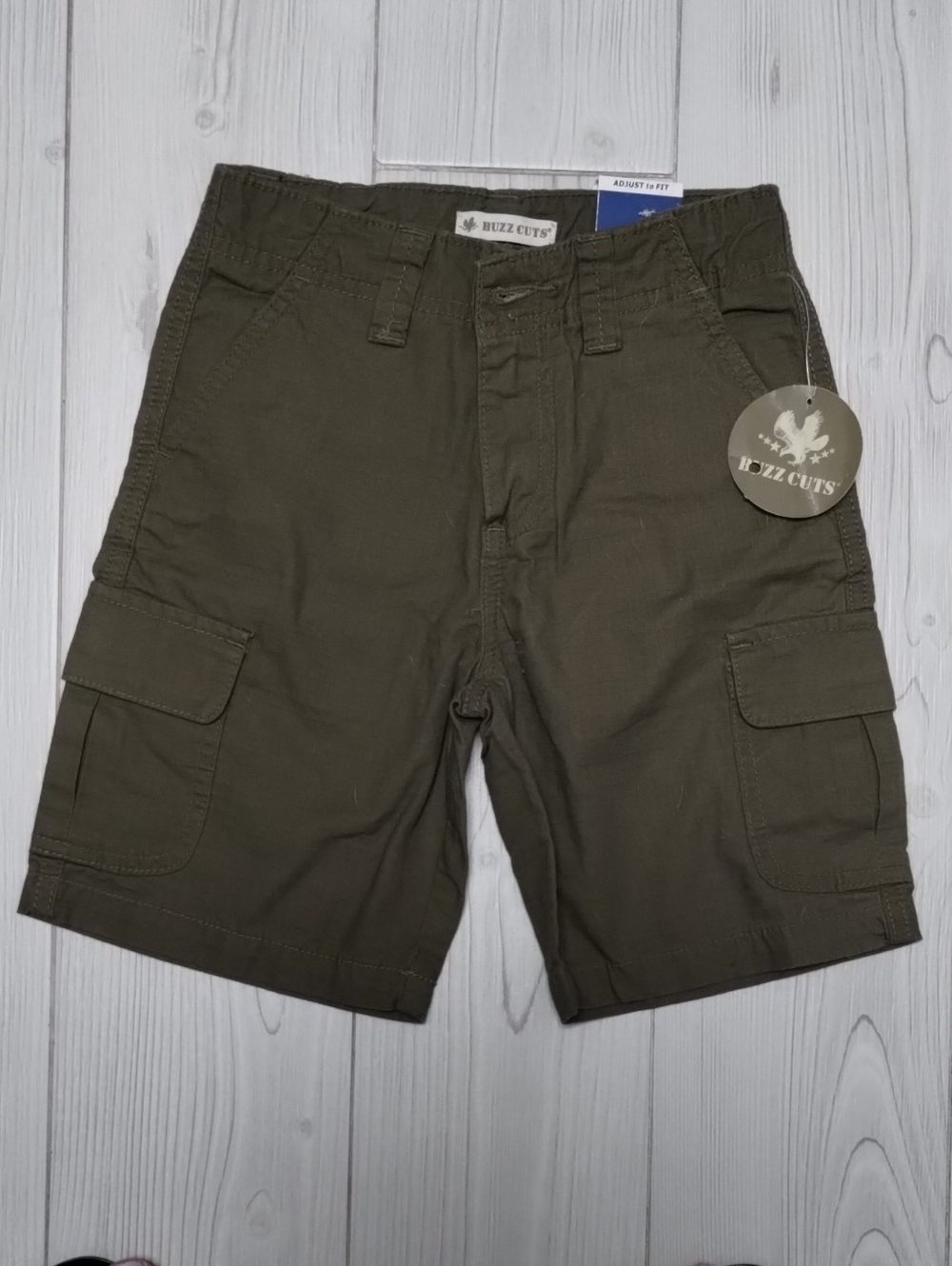 Boys Cargo Shorts - Olive
